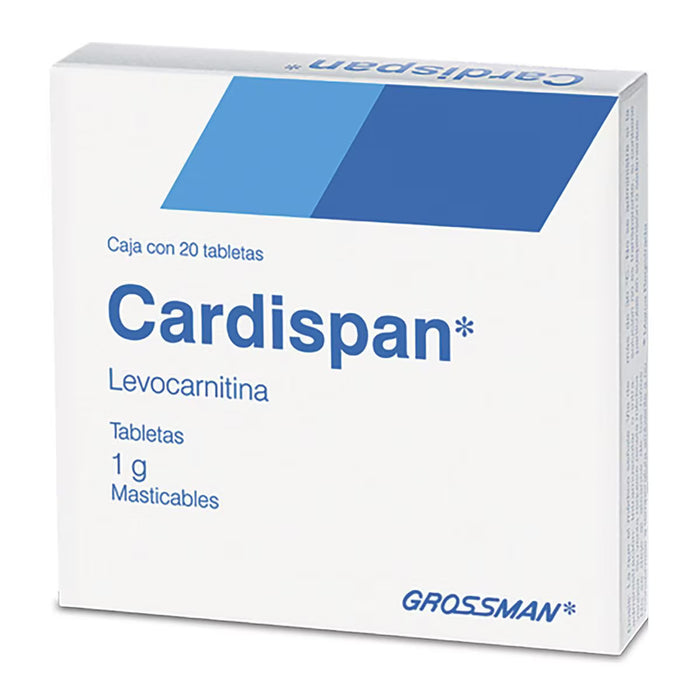 Cardispan (Levocarnitina) 1g Tableta masticable