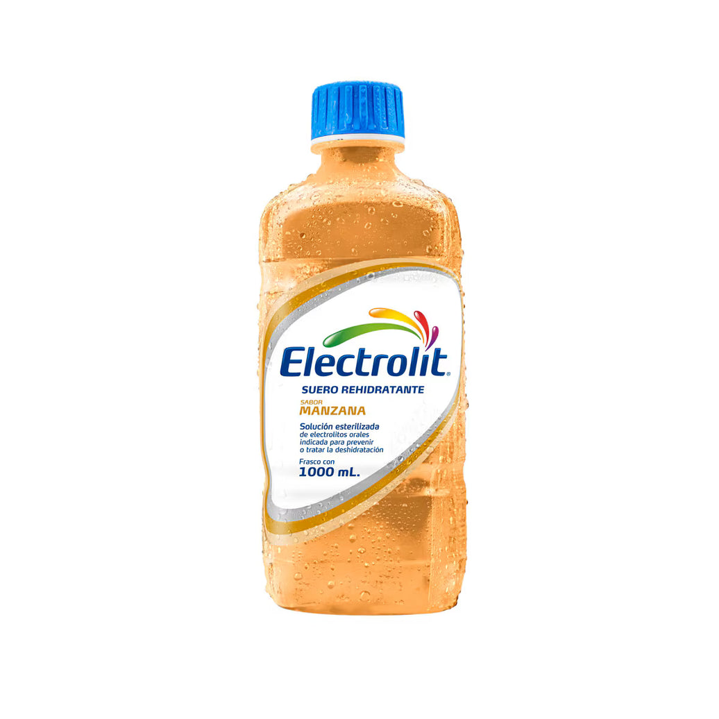 Suero Electrolit 1000ml Manzana