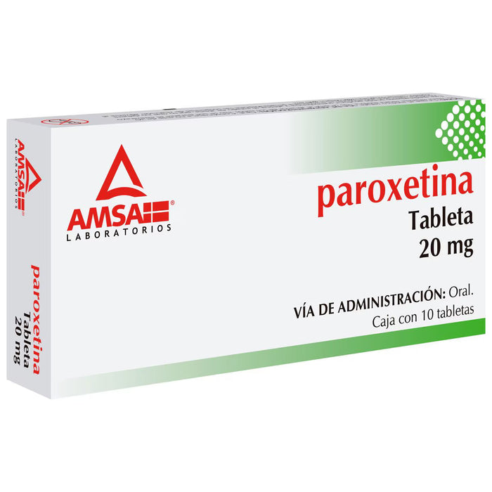 Paroxetina 20mg 10tab (AMSA)