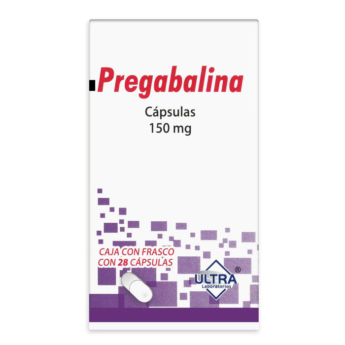 Pregabalina 150mg 28cap (Ultra)