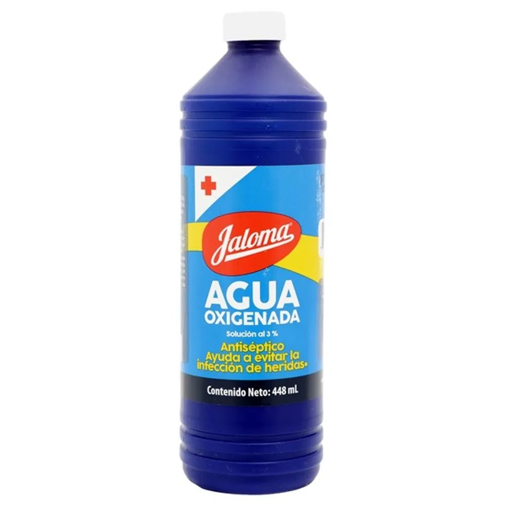 Agua Oxigenada 448ml (Jaloma) - Farmacia Humus - Botiquín