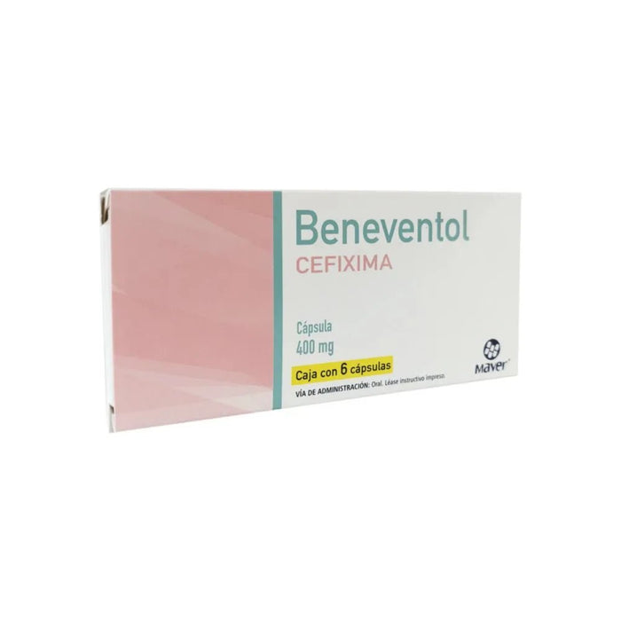 Beneventol (Cefixima) 400mg 6cap - Farmacia Humus - Infectología