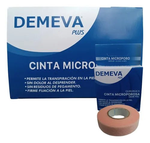 Cinta Adhesiva Microporosa (Demeva Plus) 1pz - Farmacia Humus - Botiquín