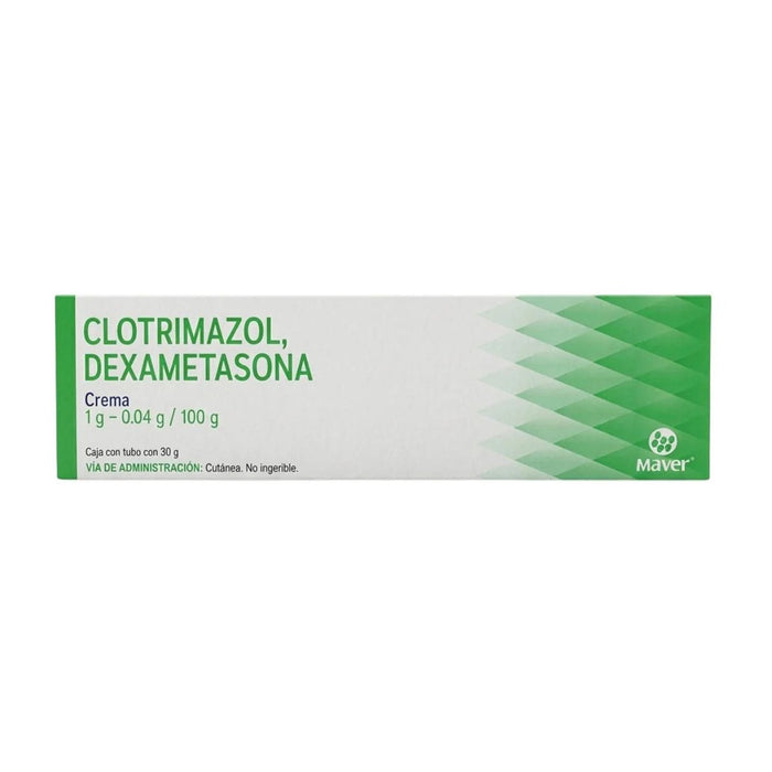 Clotrimazol/Dexametasona 1-0.04g 100mg (Maver) - Farmacia Humus - Dermatología (Piel y Uñas)
