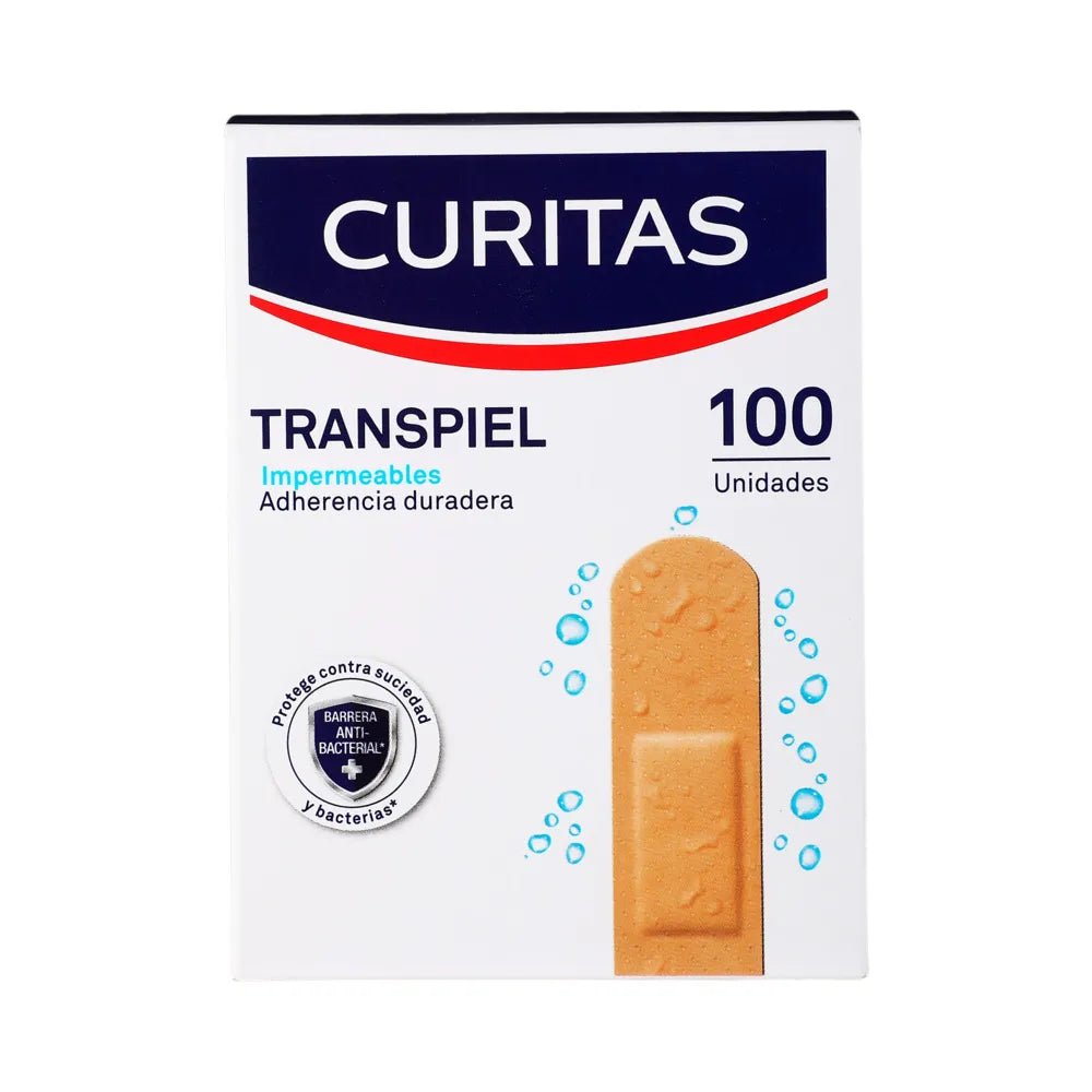 Curitas Transpiel (Banditas Adhesivas) 1pz - Farmacia Humus - Botiquín