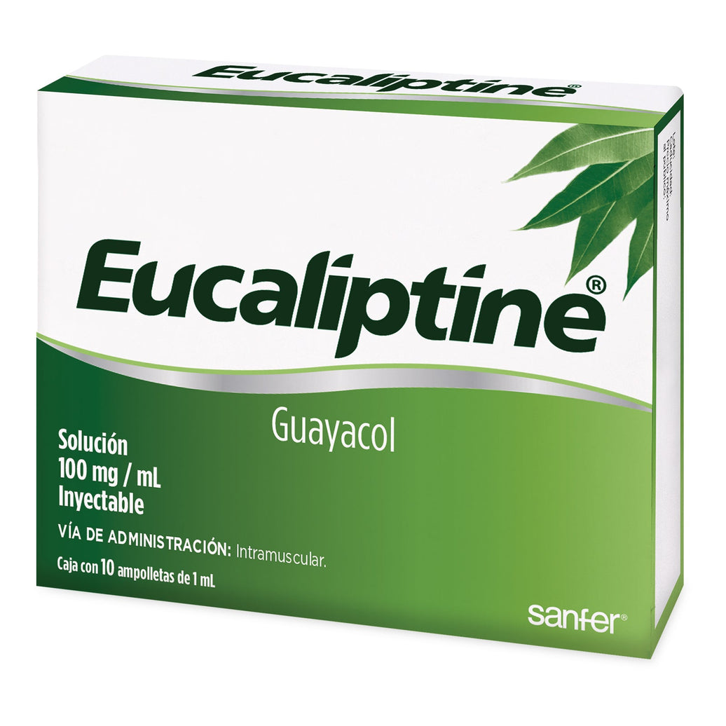 EUCALIPTINE Sol. Iny. c/10 AMPTAS. 100 MG/1 ML. - Farmacia Humus - Endocrinología (Diabetes)