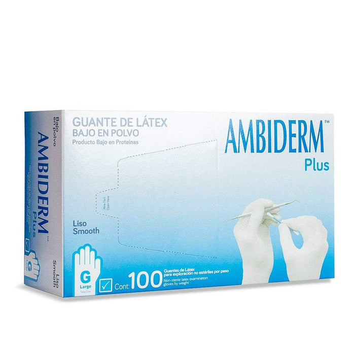 Guantes Latex Grandes 1pz (Ambiderm) - Farmacia Humus - Botiquín
