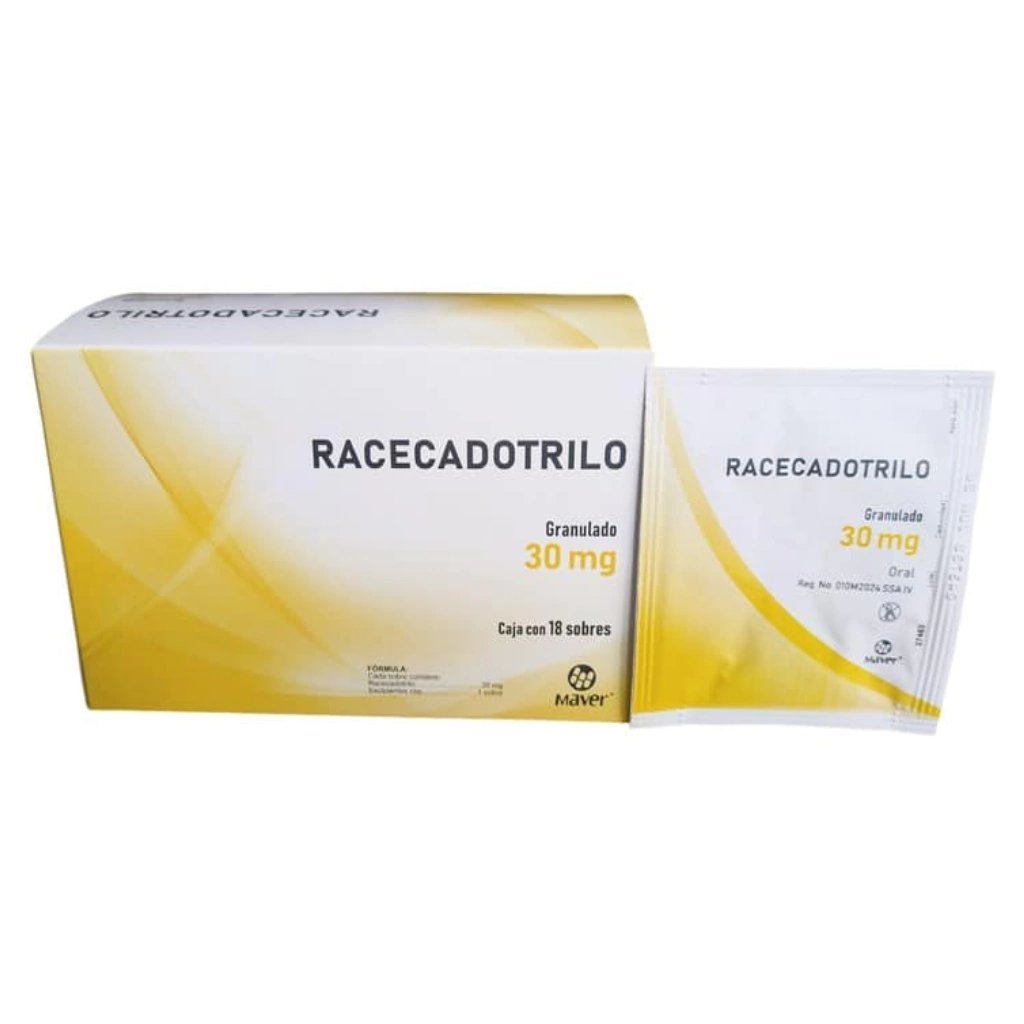 Racecadotrilo 30mg 18sobres (Maver) - Farmacia Humus - Gastroenterología (Estomacal)