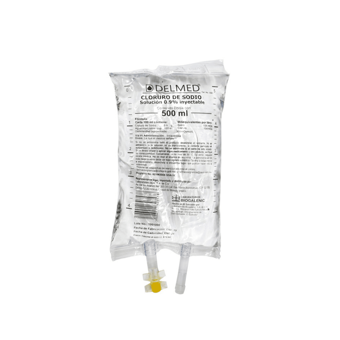 Solucion Cloruro de Sodio Delmed 500ml - Farmacia Humus - Botiquín
