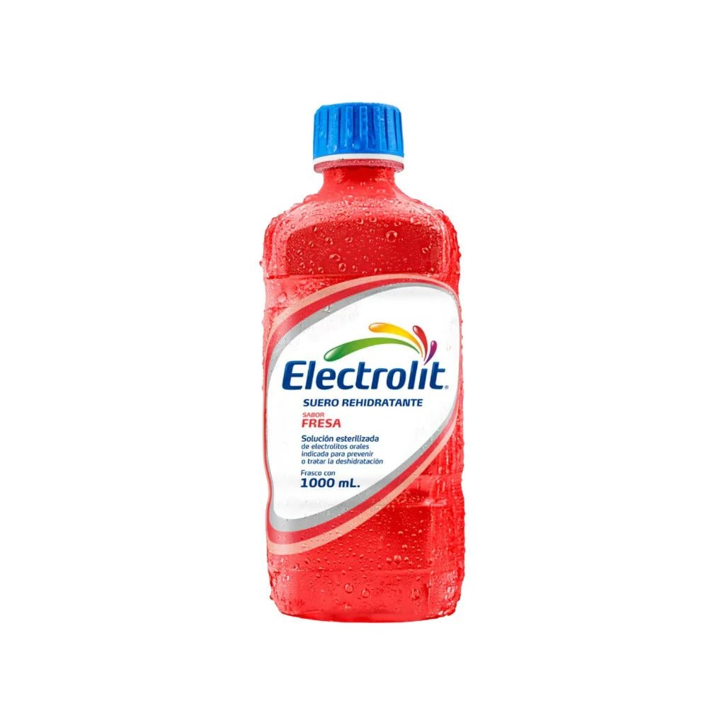 Suero Electrolit 1000ml Fresa - Farmacia Humus - Vitaminas y Suplementos