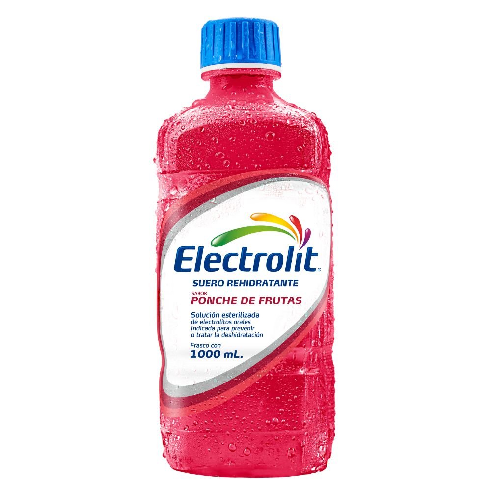 Suero Electrolit 1000ml Ponche de Frutas - Farmacia Humus - Vitaminas y Suplementos