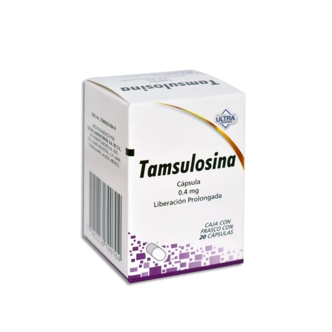 Tamsulosina 0.4mg 20cap (Ultra) - Farmacia Humus - Urología