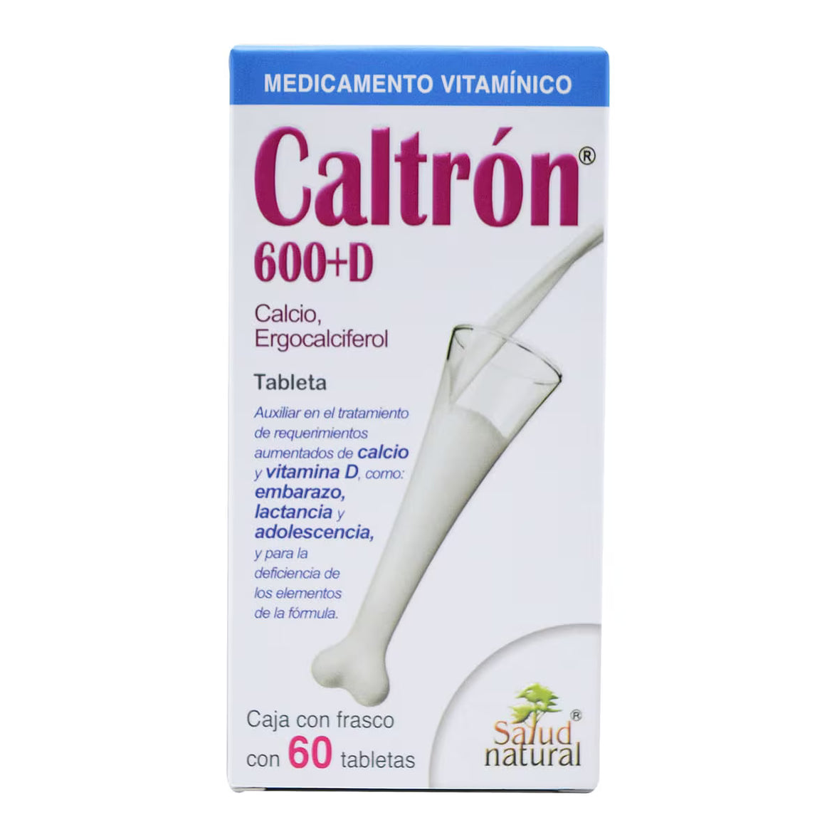 Caltron 600+D (Calcio/Ergocalciferol) 60tab