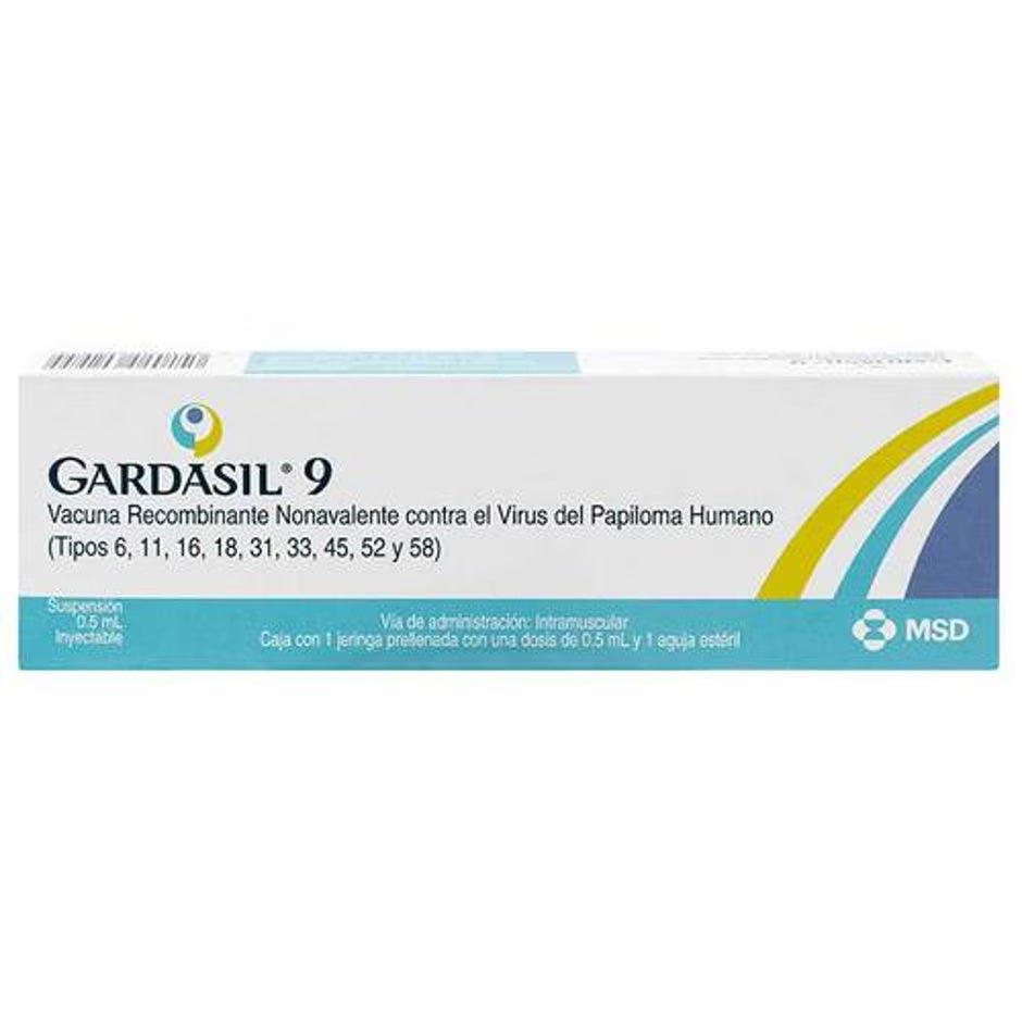 Gardasil 9 (VPH) 0.5ml 1 amp
