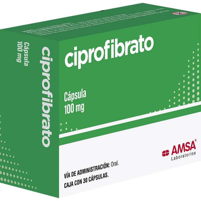 Ciprofibrato 100mg 30tab (AMSA)