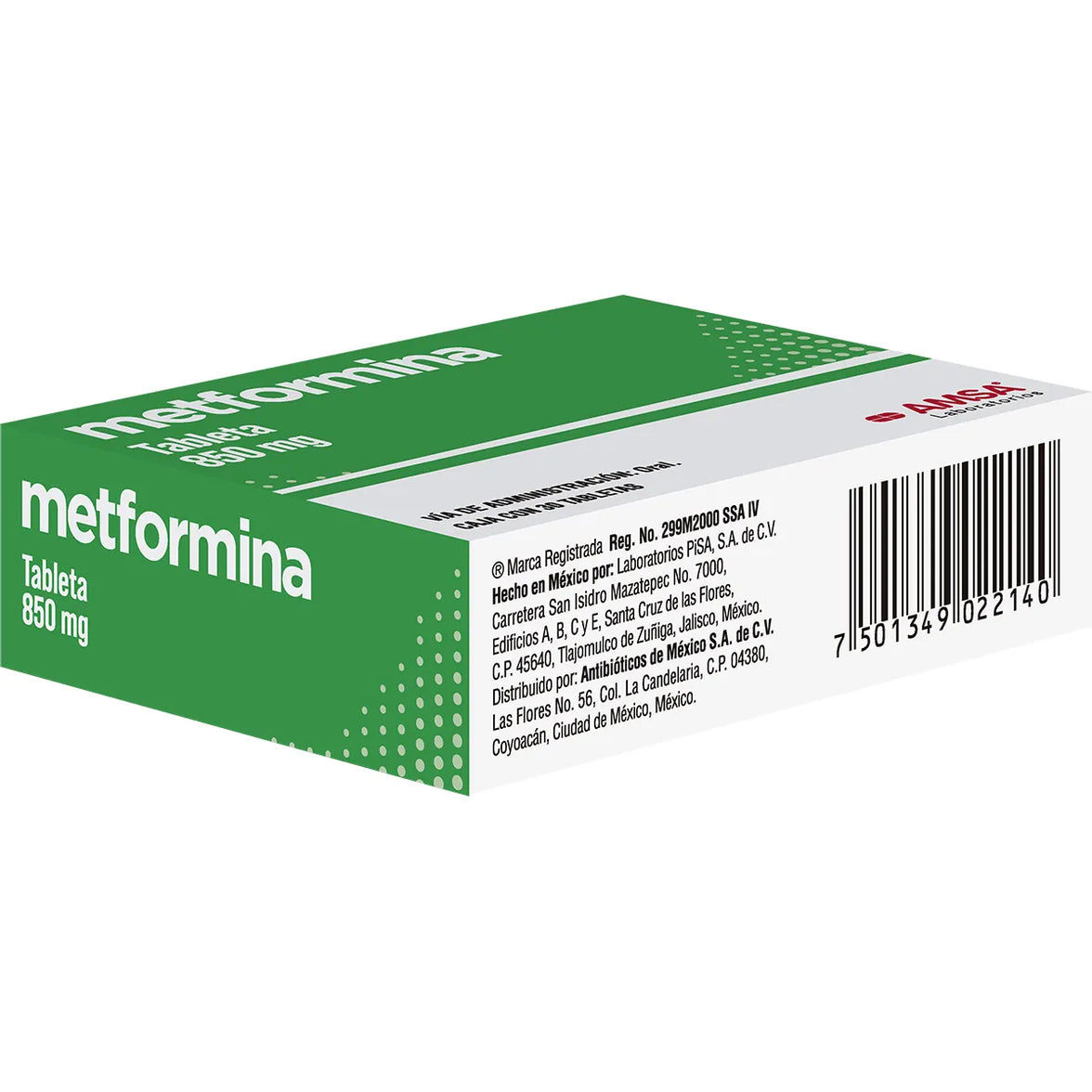 Metformina 850mg 30tab (AMSA)