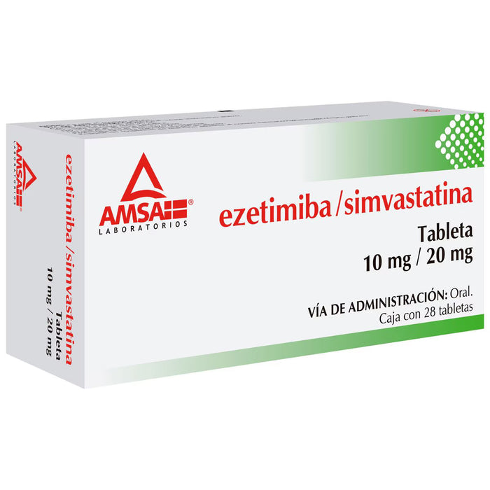 Ezetimiba/Simvastatina 10-20mg 28tab (AMSA)