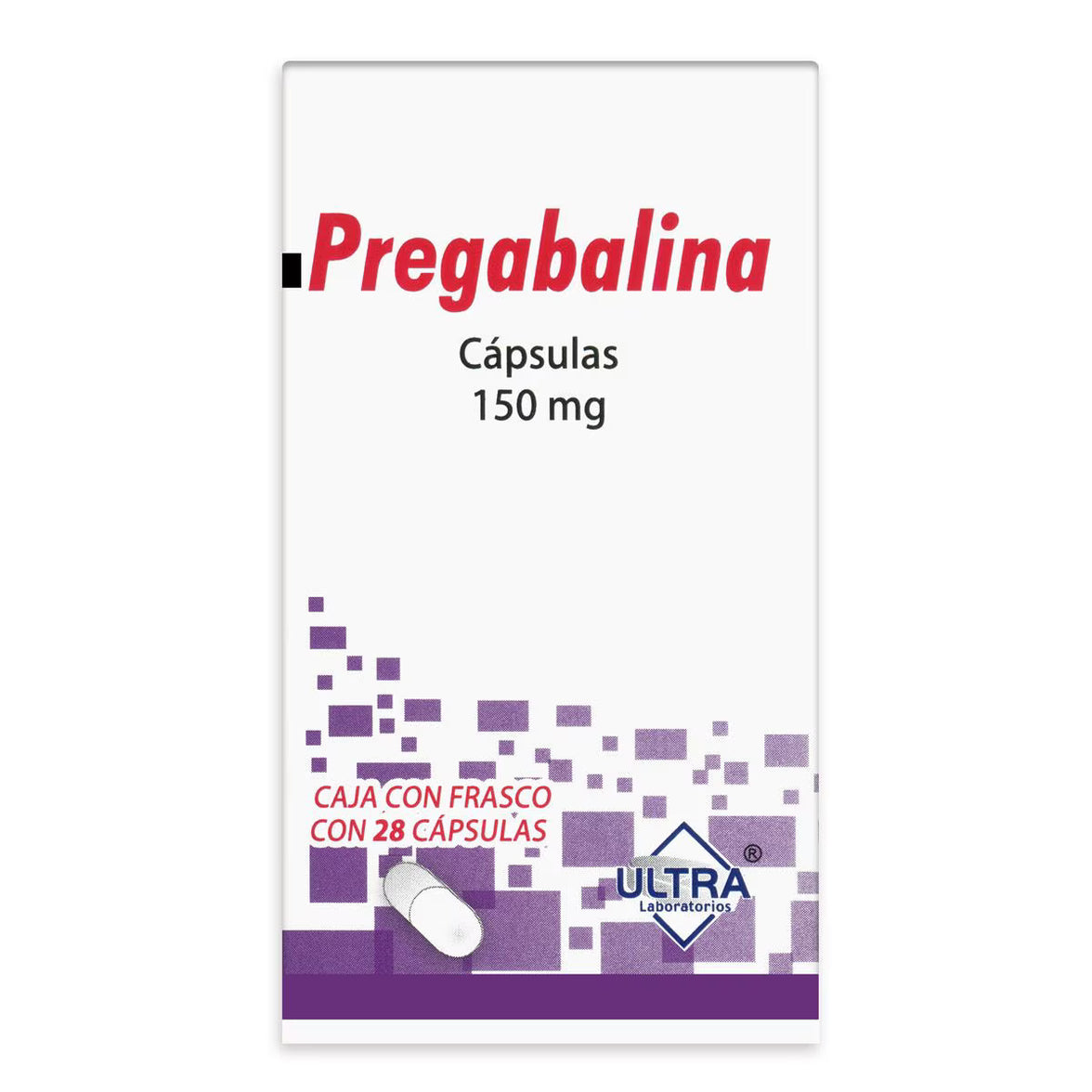 Pregabalina 150mg 28cap (Ultra)