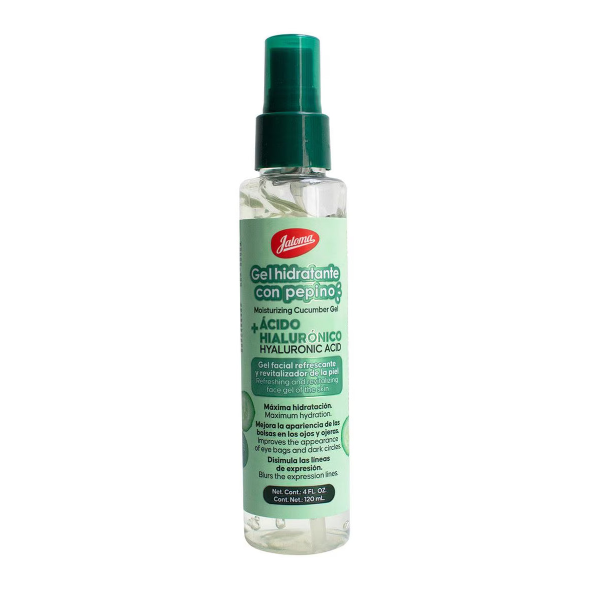 Gel Hidratante con Pepino y Ácido Hialurónico Jaloma 120 ml