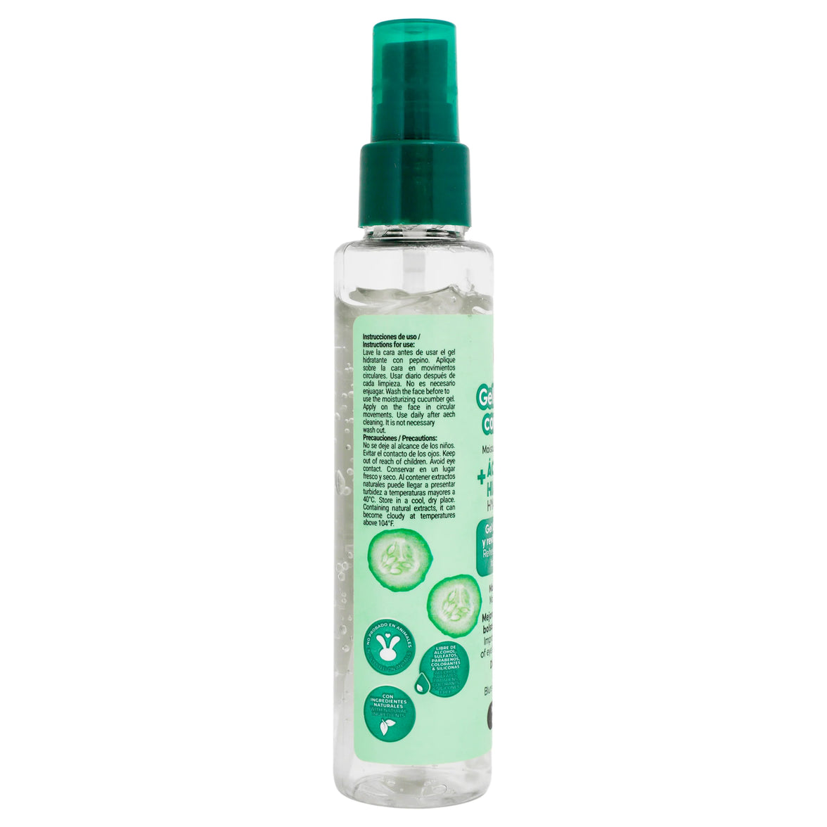 Gel Hidratante con Pepino y Ácido Hialurónico Jaloma 120 ml