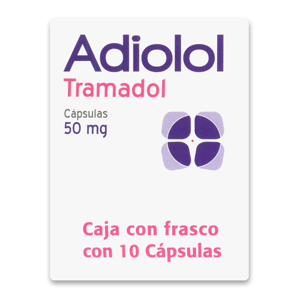 Adiolol (Tramadol) 50mg 10cap - Farmacia Humus - Dolor y Fiebre