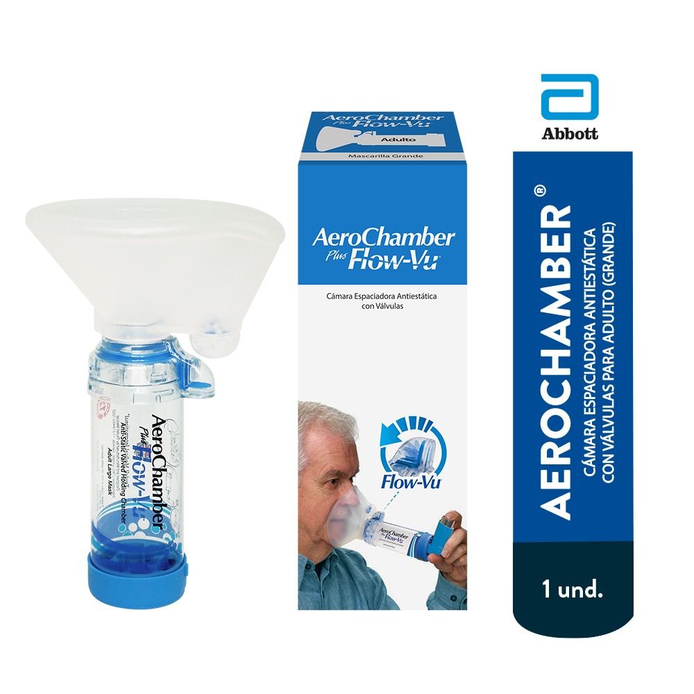 AeroChamber Plus Flow-Vu 1pz - Farmacia Humus - Botiquín