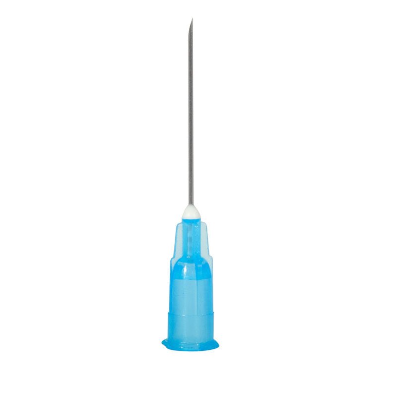 Aguja Azul Hipodermica 23G (SensiMedical) - Farmacia Humus - Botiquín