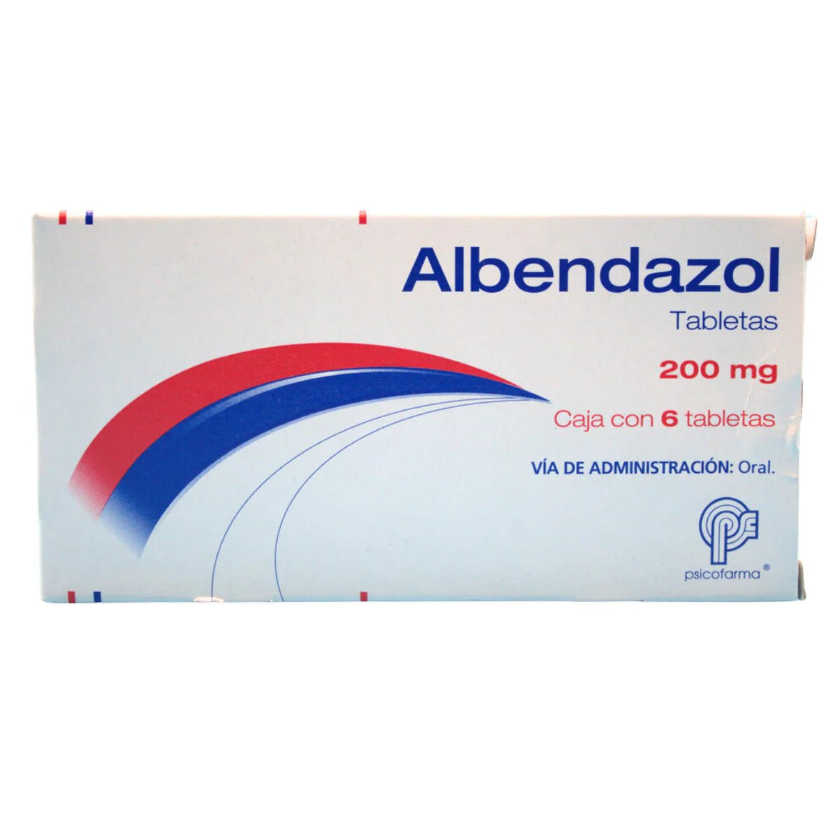 Albendazol 200mg 6tab (Psicofarma) - Farmacia Humus - Gastroenterología (Estomacal)