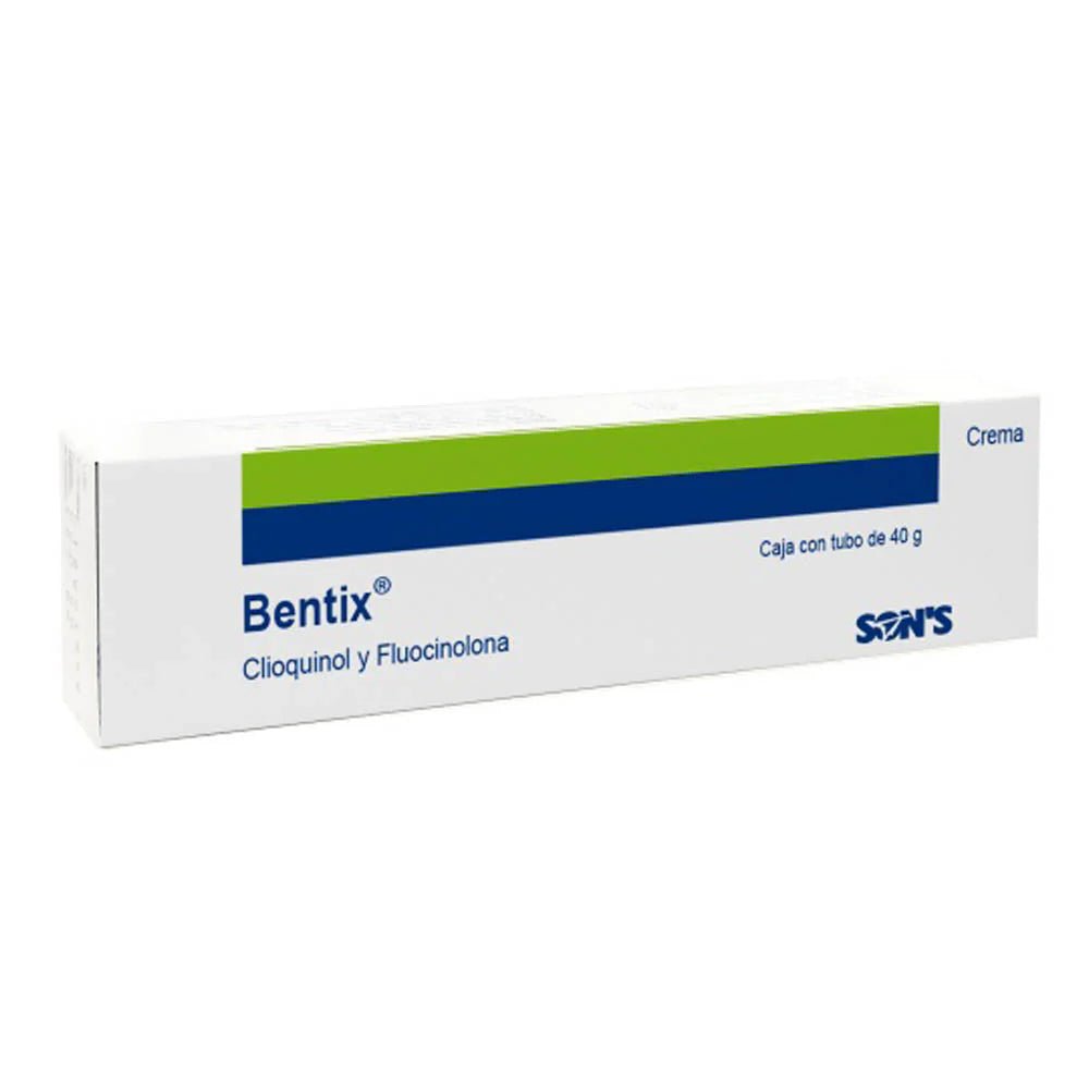 Bentix (Clioquinol/Fluocinolona) 100g - Farmacia Humus - Dermatología (Piel y Uñas)