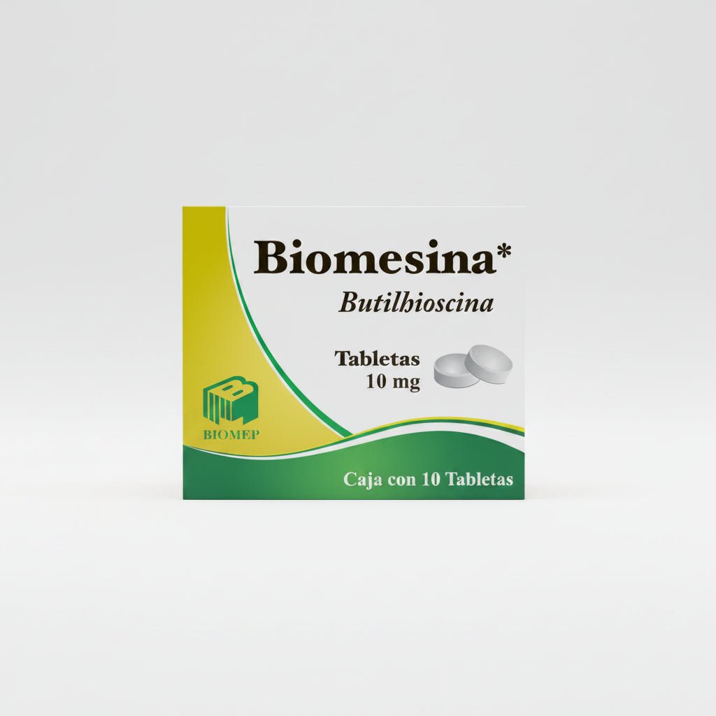 Biomesina (Butilhioscina) 10mg 10tab - Farmacia Humus - Dolor y Fiebre