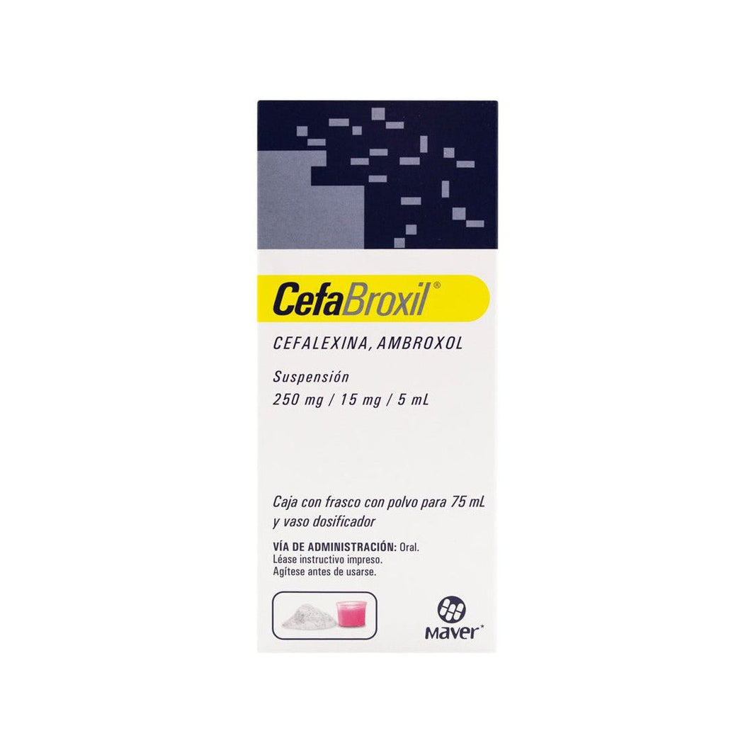Cefabroxil (Cefalexina/Ambroxol) 250/15mg/5ml 75ml - Farmacia Humus - Infectología