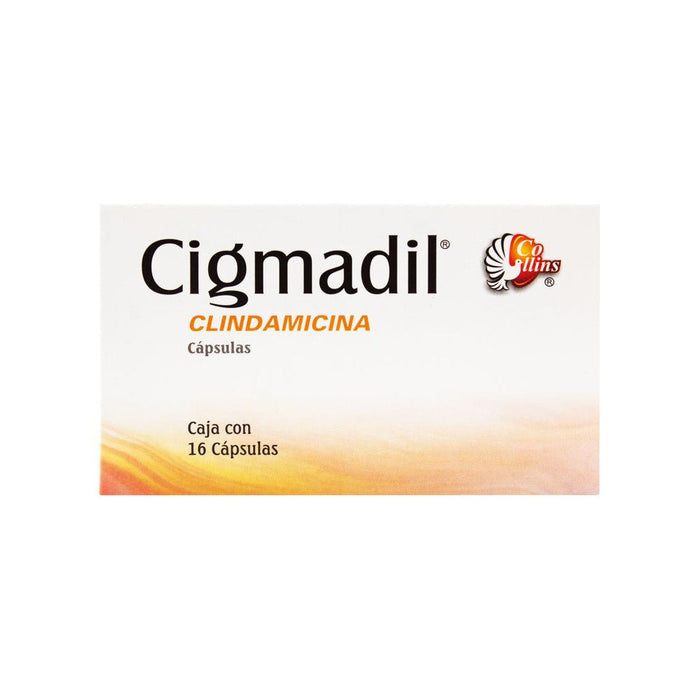 Cigmadil (Clindamicina) 300mg 16cap - Farmacia Humus - Infectología