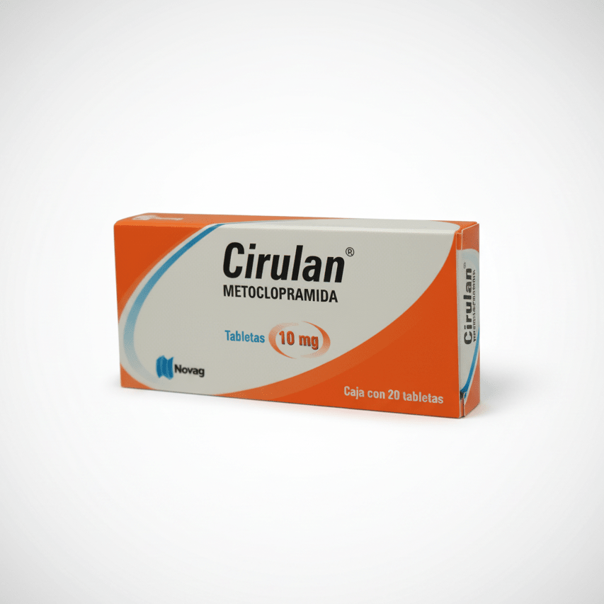 Cirulan (Metoclopramida) 10mg 20tab - Farmacia Humus - Gastroenterología (Estomacal)