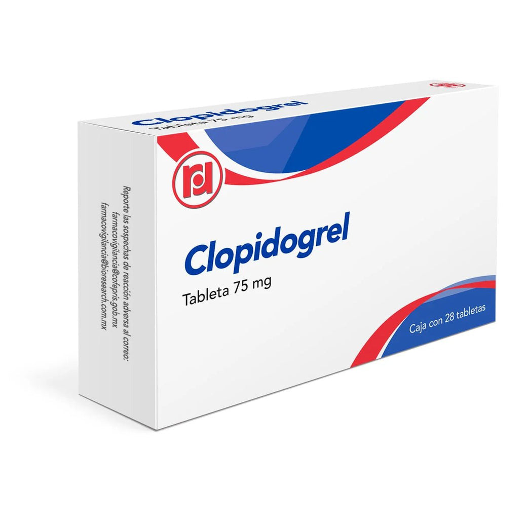 Clopidogrel 75mg 28tab (Randall) - Farmacia Humus - Angiología (Várices)