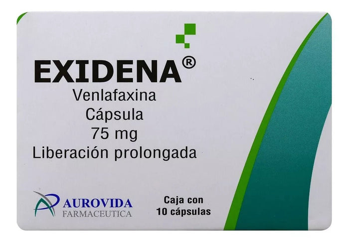 Exidena (Venlafaxina) 75mg 10tab - Farmacia Humus - Psiquiatría
