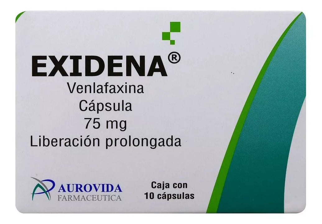 Exidena (Venlafaxina) 75mg 10tab - Farmacia Humus - Psiquiatría