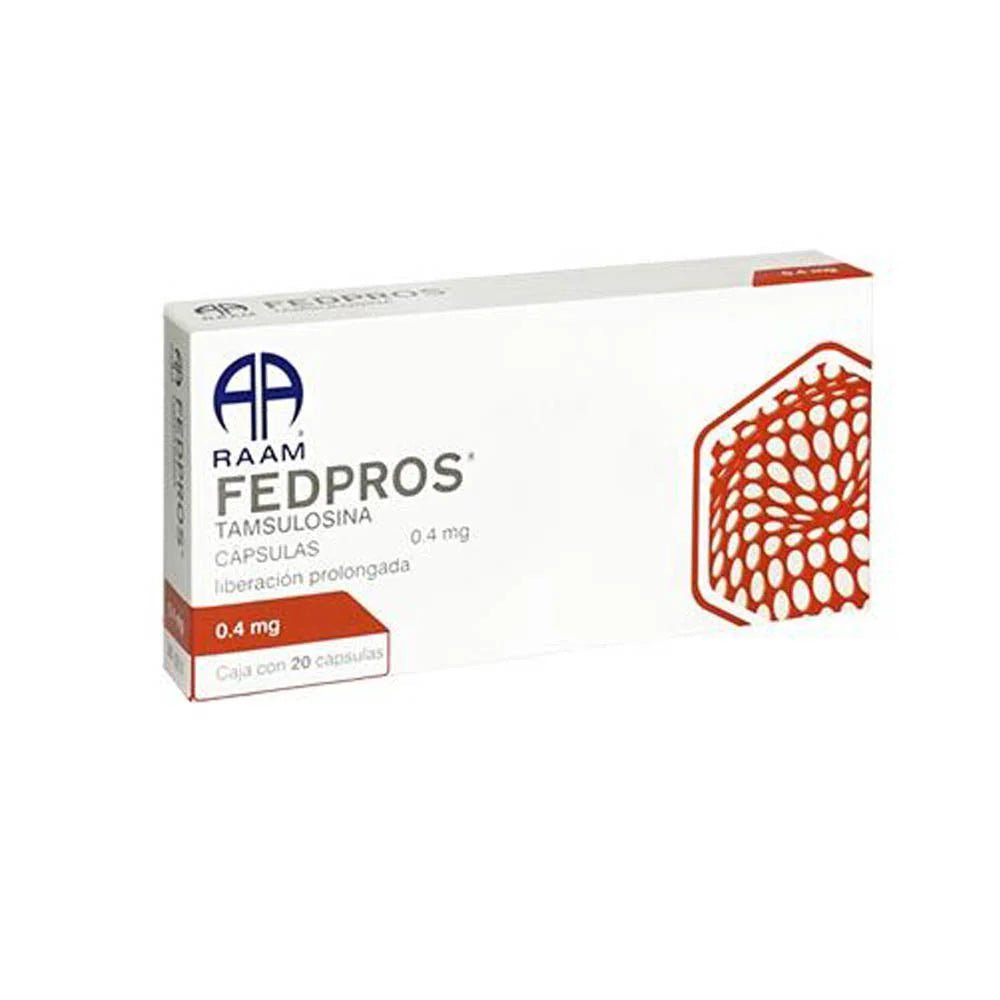 Fedpros (Tamsulosina) 0.4mg 20cap - Farmacia Humus - Urología