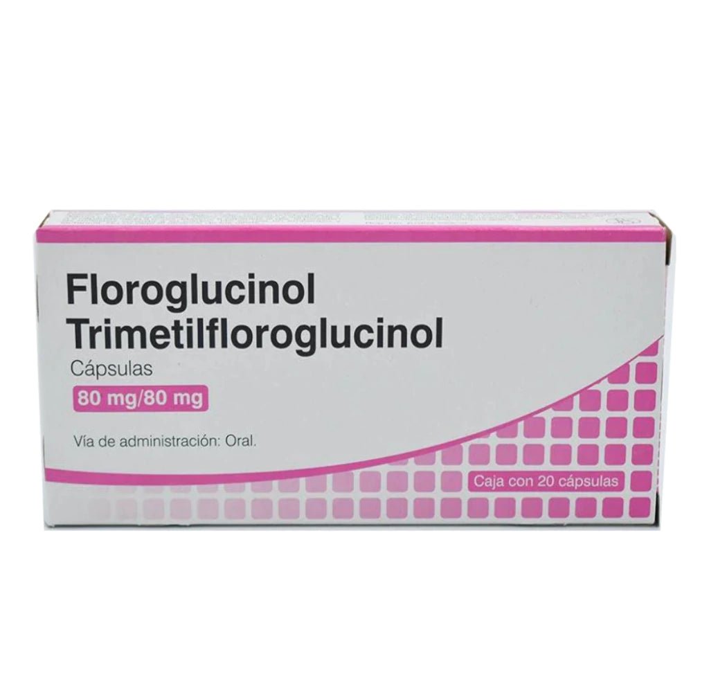 Florogucinol/Trimetilflorogucinol 80mg/80mg 20cap (Tecnofarma) - Farmacia Humus - Dolor y Fiebre