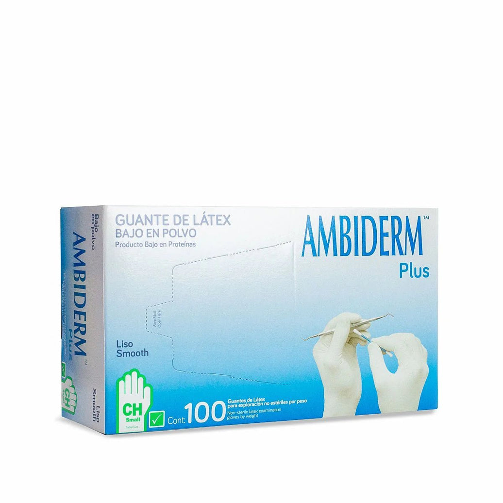 Guantes Latex Chicos 1pz (Ambiderm) - Farmacia Humus - Botiquín
