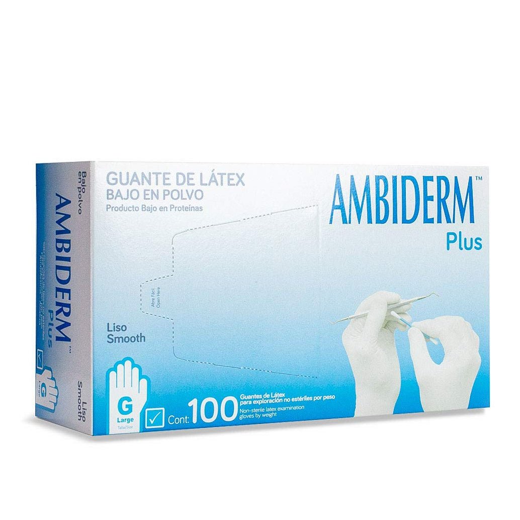 Guantes Latex Grandes 1pz (Ambiderm) - Farmacia Humus - Botiquín