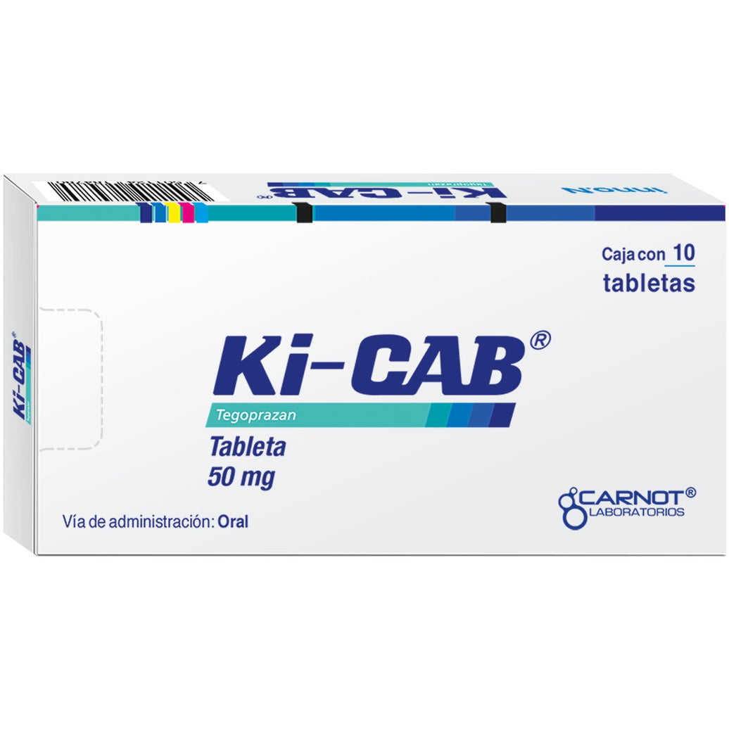 Ki-Cab (Tegoprazan) 50mg 10tab - Farmacia Humus - Gastroenterología (Estomacal)