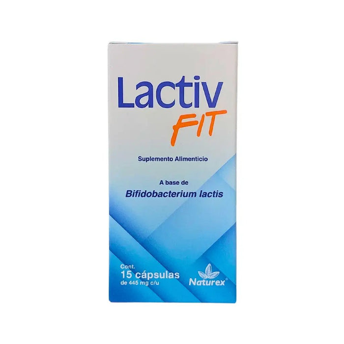 Lactiv Fit (Bifidobacterium lactis) 445mg 15cap - Farmacia Humus - Vitaminas y Suplementos