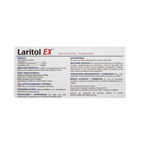 Laritol Ex (Loratadina/Ambroxol) 5/30mg 10tab - Farmacia Humus - Respiratorio