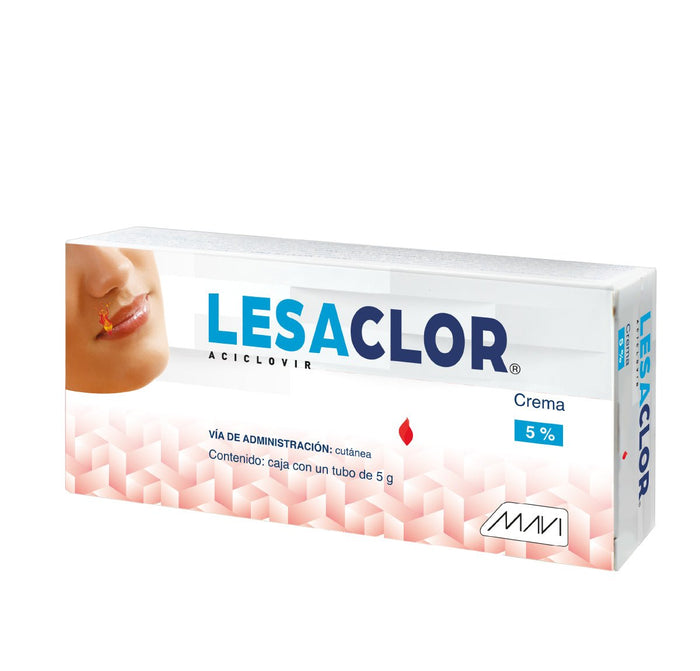 Lesaclor (Aciclovir) 5% 5g - Farmacia Humus - Infectología