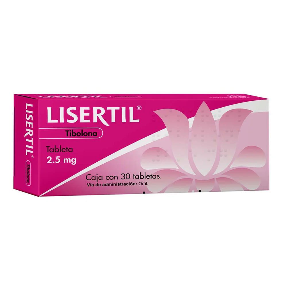 Lisertil (Tibolona) 2.5mg 30tab - Farmacia Humus - Ginecología