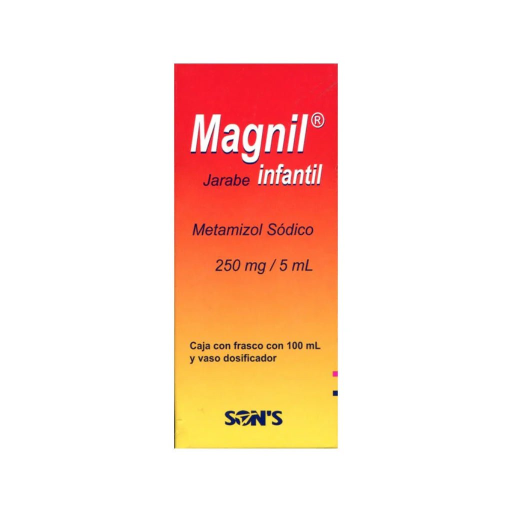Magnil Infantil (Metamizol sodico) 250mg/5ml 100ml - Farmacia Humus - Dolor y Fiebre