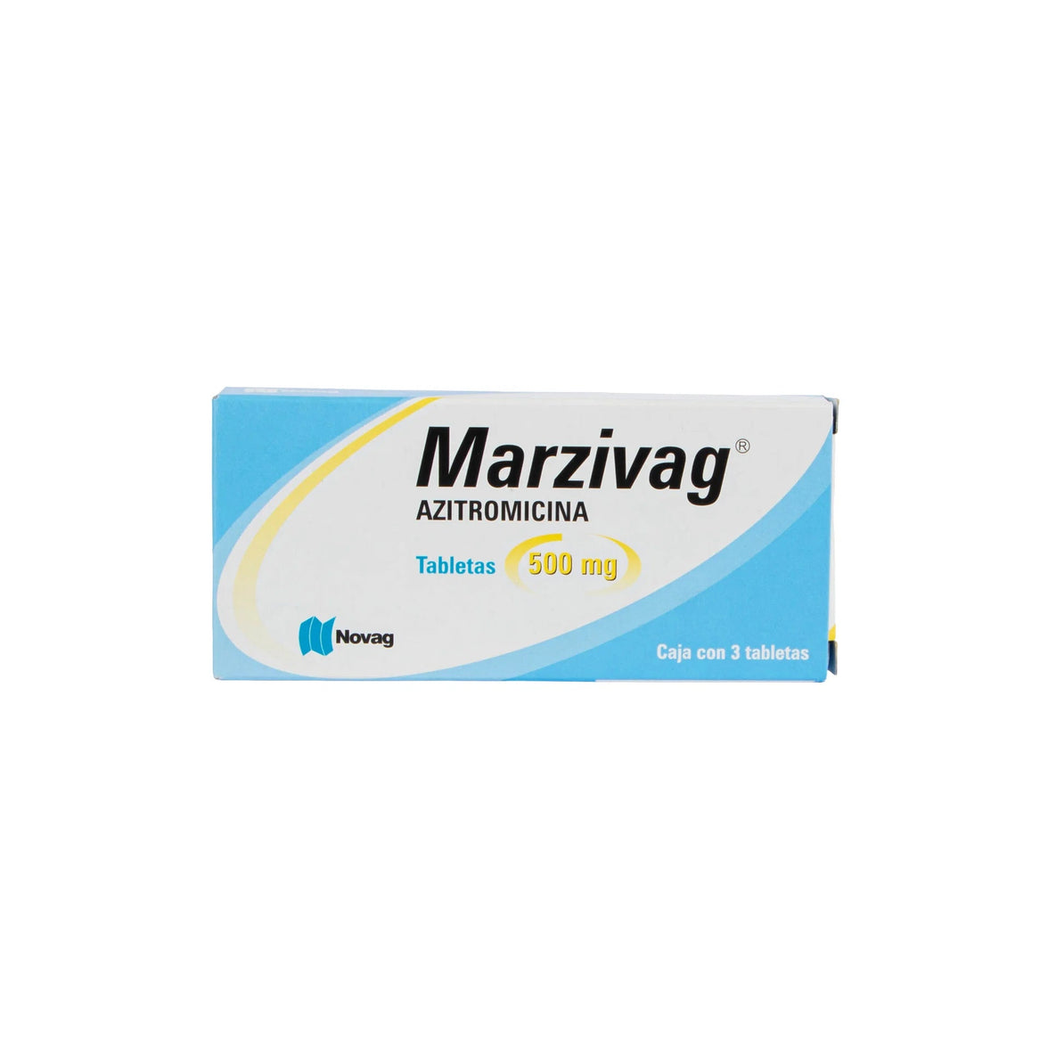 Marzivag (Azitromicina) 500mg 3tab - Farmacia Humus - Infectología