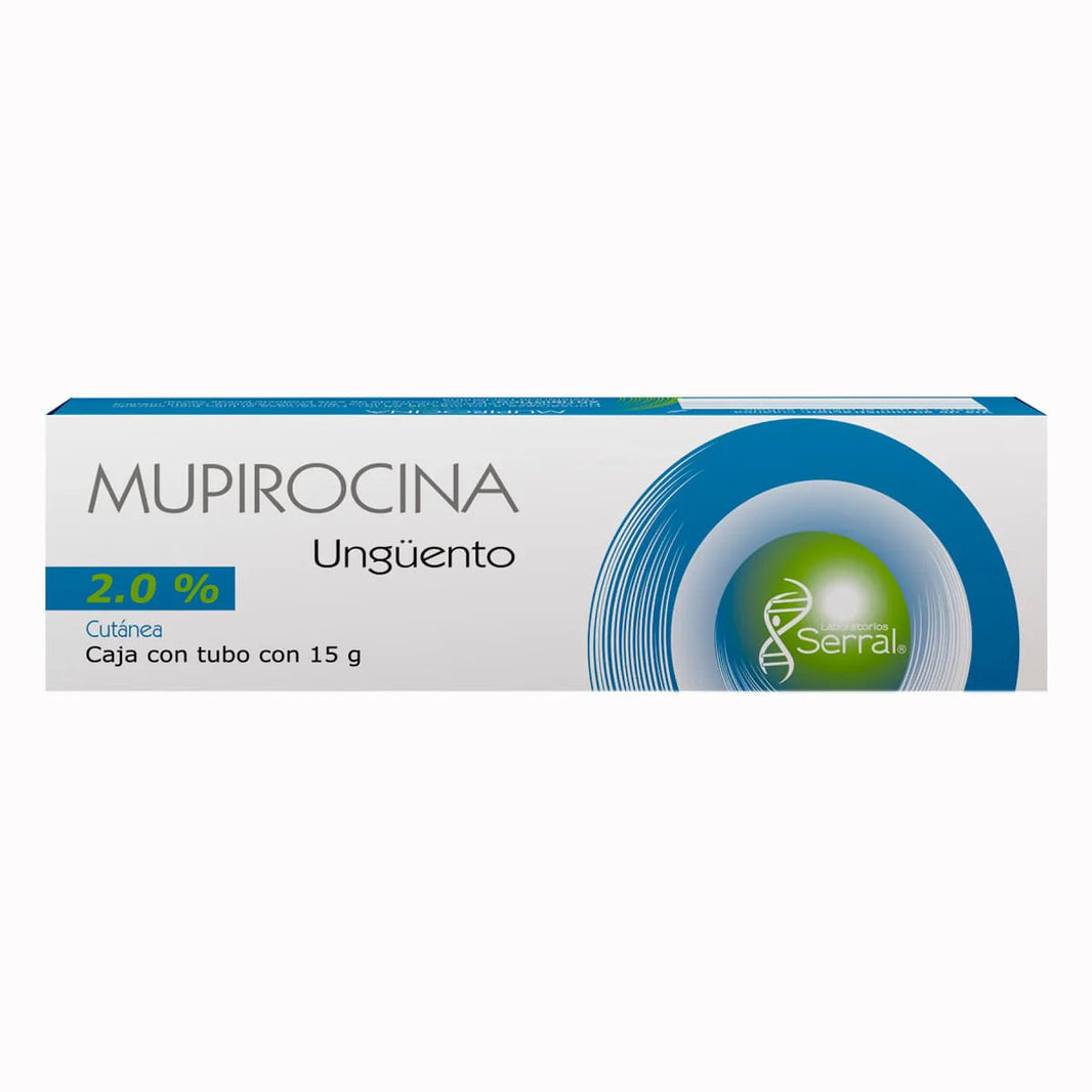 Mupirocina 2% 15g (Serral) - Farmacia Humus - Dermatología (Piel y Uñas)
