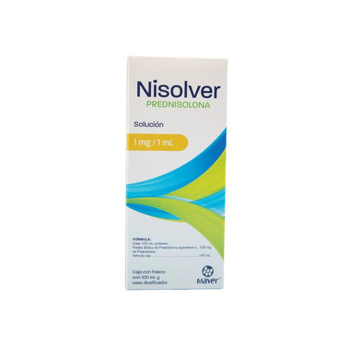 Nisolver (Prednisolona) 100mg 100ml - Farmacia Humus - Respiratorio