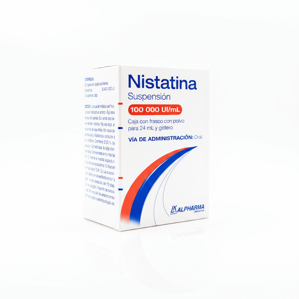 Nistatina 100kUl 24ml (Alpharma) - Farmacia Humus - Infectología